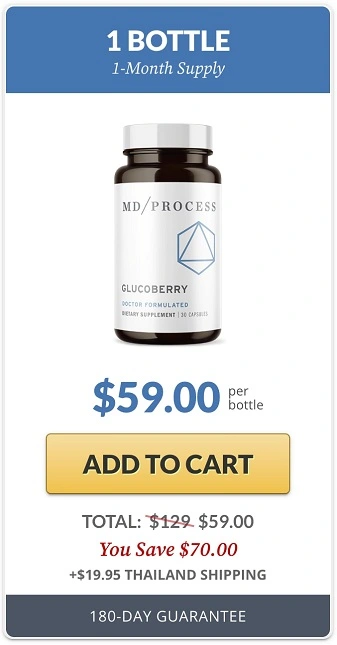 GlucoBerry 1 bottle price
